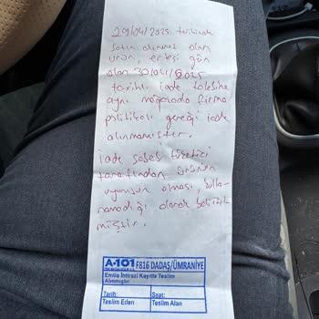 A101'de Gaming Kulaklık İadesinde Yaşanan Sorun Ve İlgisiz Mağaza Müdürü