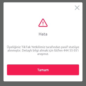 Sebepsiz Yere Pasif Olan Hesabım İçin Acil Yardım İstiyorum