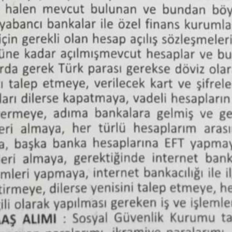 Vekaletle İnternet Bankacılığı İşlemlerinde Yetki Engeli Yaşadım