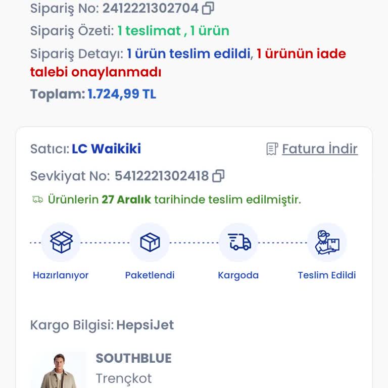 LCW'den Aldığım Üründe Renk Solması Ve İade Reddiyle Mağdur Oldum