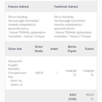 İade Kodu Verilmediği İçin Ürün İadesi Yapılamıyor