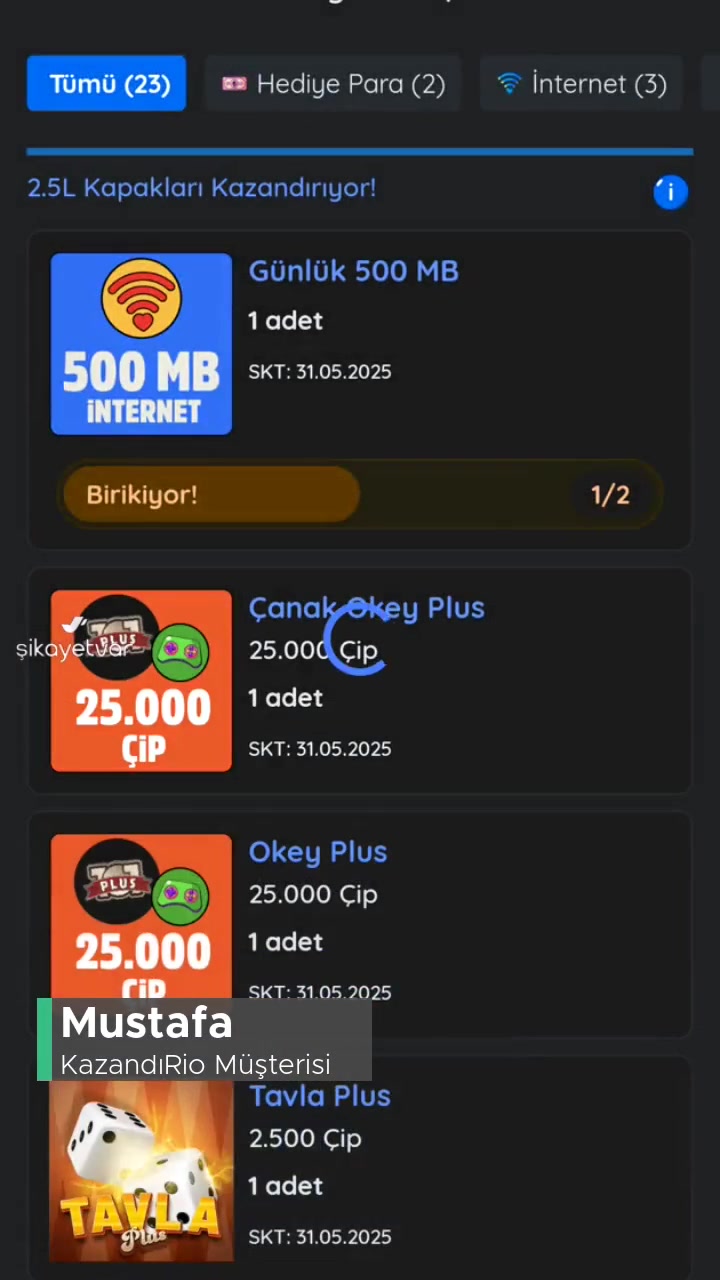 Kazandırio Uygulamasından Yaptığım İşlem Hata Veriyor! videonun kapak resmi