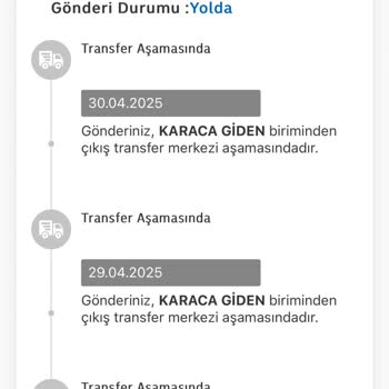 Kargom Karaca Çıkış Transfer Merkezinde Takıldı, Teslimat Gecikiyor
