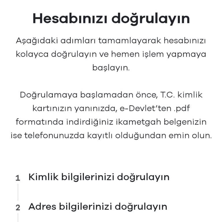 Kimlik Doğrulama Sorunu Nedeniyle İşlem Yapamıyorum, Destek Alamıyorum