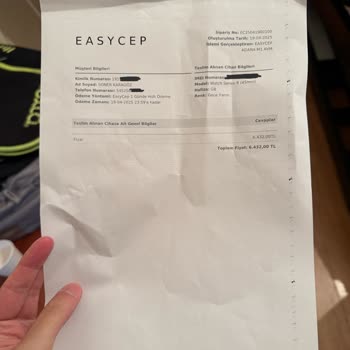 EasyCep Adana M1 AVM'de Satış Sonrası Ödeme Gecikmesi Ve Mağduriyet