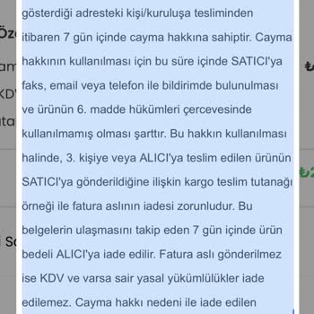İade Talebim Reddedildi, Cayma Hakkım Göz Ardı Edildi