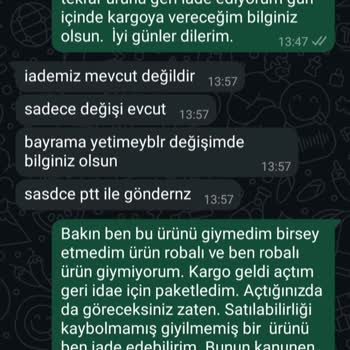 Instagram Butik Alışverişinde İade Yapılmadı Paramı Vermediler Mağdur Edildim