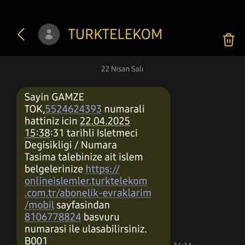 Numara Taşıma Gecikmesi Nedeniyle Ekstra Ücret Mağduriyeti