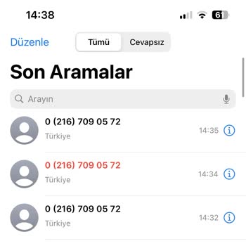Bilinmeyen Numaradan Arandım, Abonelik İşlemleriyle İlgili Şüpheli Görüşme Yaşadım