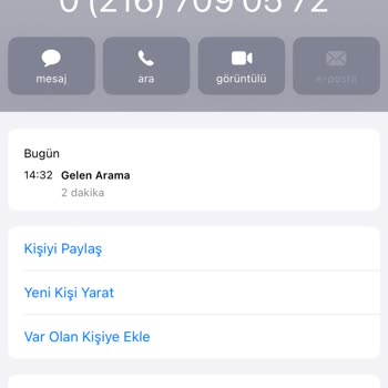 Bilinmeyen Numaradan Arandım, Abonelik İşlemleriyle İlgili Şüpheli Görüşme Yaşadım