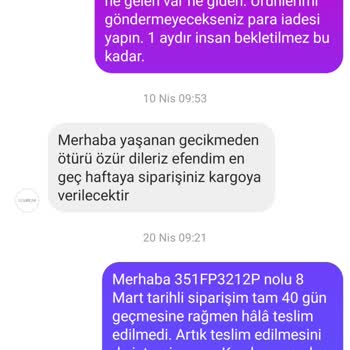Siparişim Bir Aydır Teslim Edilmedi, Sürekli Oyalıyorlar