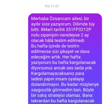 Siparişim Bir Aydır Teslim Edilmedi, Sürekli Oyalıyorlar