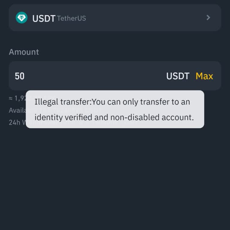Binance TR Meslek Zorunluluğu Nedeniyle Para Transferi Yapamıyorum