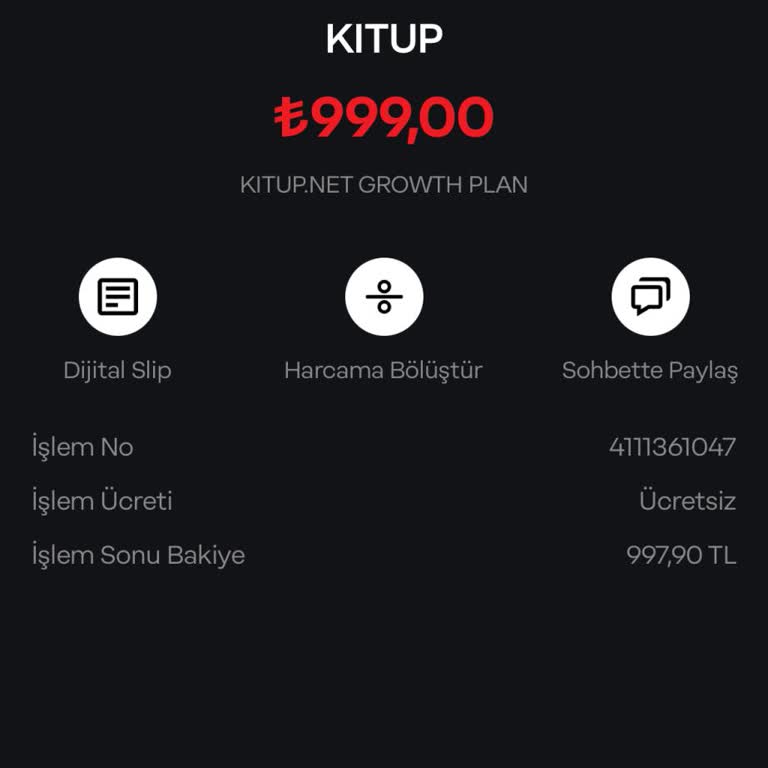 Kitupp İzinsiz Para Çekimi Ve Müşteri Hizmetlerine Ulaşılamıyor