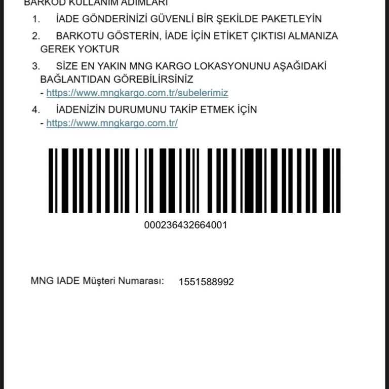 İade Kodu Yenilenmiyor, Müşteri Hizmetine Ulaşılamıyor
