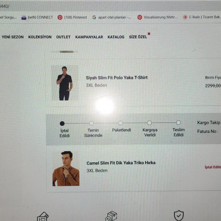Siparişim Onaylandıktan Sonra Sebepsiz İptal Edildi