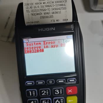 Hugin T300 Yazar Kasa POS Arızası Ve Müşteri Hizmetlerine Ulaşılamıyor