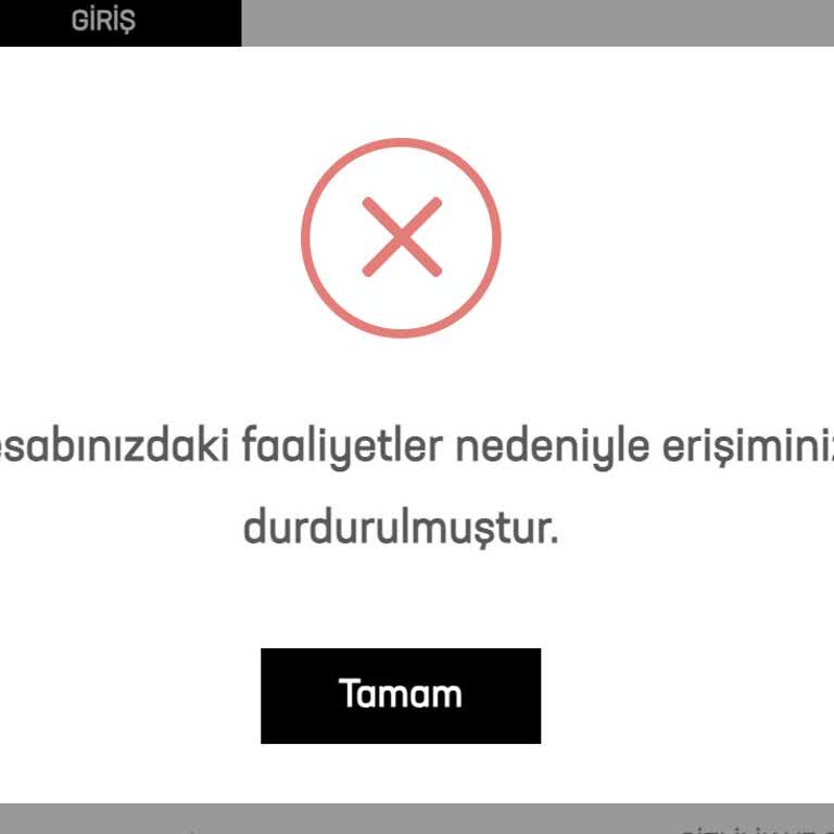 Bilet Alımında Hata Sonrası Hesap Erişimi Engellendi