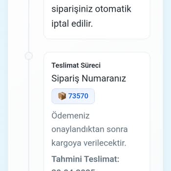 Sipariş Sonrası Firmaya Ulaşamıyorum