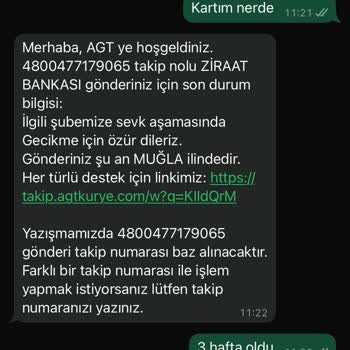 Ziraat Kartım Haftalardır Gelmiyor Dağıtım Ve İletişim Sıfır
