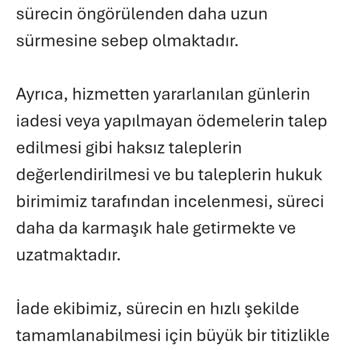 Kullanmadığım Hizmetin İadesi Yapılmıyor, Muhatap Bulamıyorum