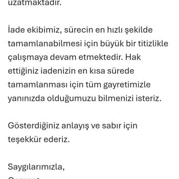 Kullanmadığım Hizmetin İadesi Yapılmıyor, Muhatap Bulamıyorum