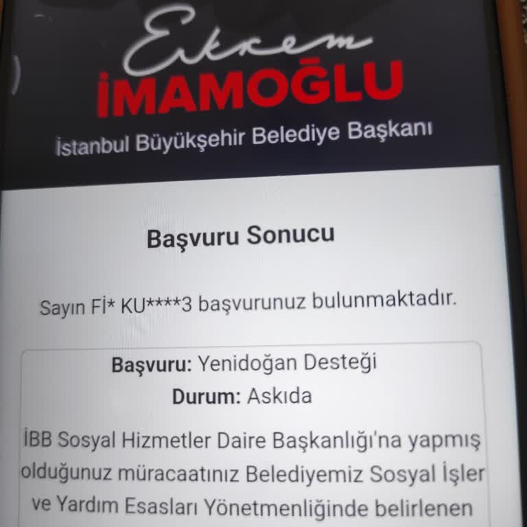 Yenidoğan Destek Paketi Başvurum Haksız Yere Reddedildi, Acil Destek Bekliyorum