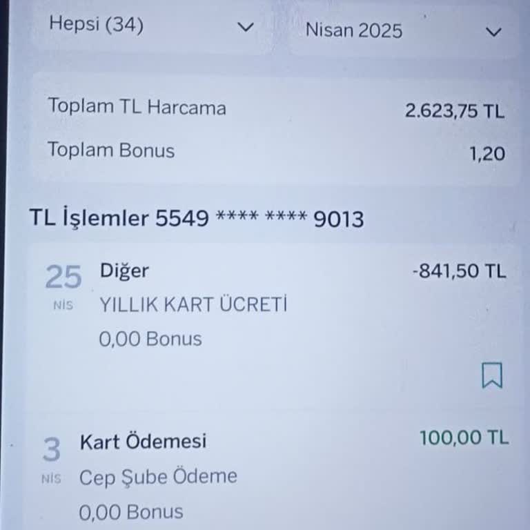 Kredi Kartı Aidatında Fahiş Ücret Ve İptal Sorunu