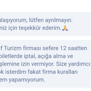 Otobüs Bileti İptalinde Yetersiz Bilgilendirme Ve Mağduriyet