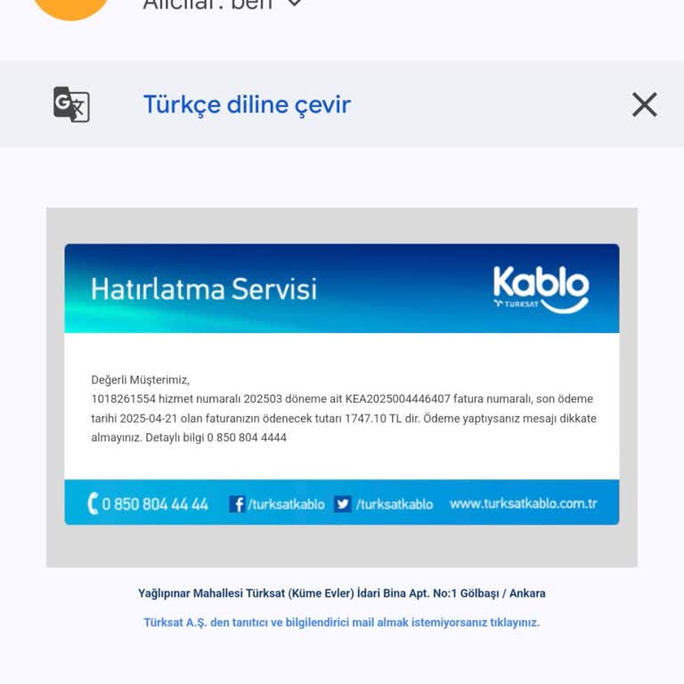 Kablo TV Ve Cihaz Ücretleri Faturalara Sonradan Yansıtılıyor