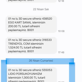 Sahte HGS Linkiyle Kartımdan İzinsiz Para Çekildi