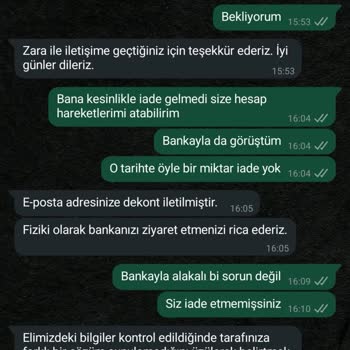 Zara'dan İptal Edilen Ürünün İadesi 16 Gündür Yapılmadı