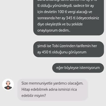 Tarife Değişikliğinde Yanıltıcı Fatura Bilgilendirmesiyle Karşılaştım