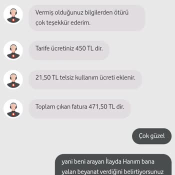 Tarife Değişikliğinde Yanıltıcı Fatura Bilgilendirmesiyle Karşılaştım