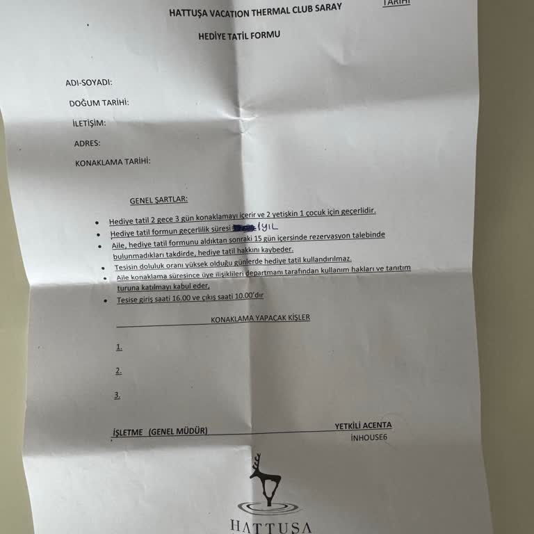 Kazandığım Tatil Hakkımın Teslim Edilmemesi Ve İletişim Sorunları