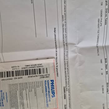 Philips Süpürge Başlığı Garanti Kapsamı Dışında Bırakıldı, Mağduriyetim Giderilmiyor