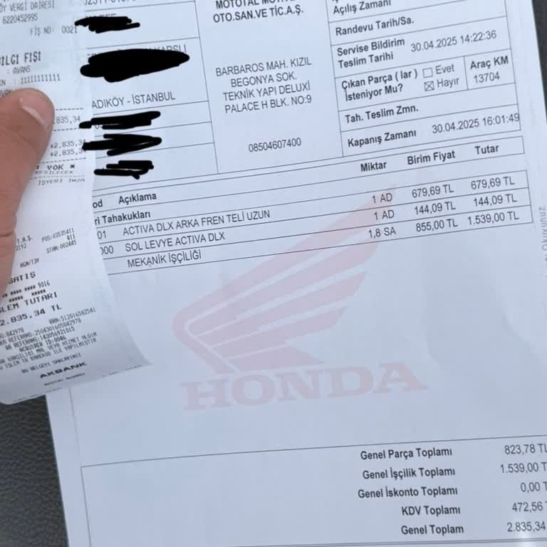 Garanti Kapsamında Olmasına Rağmen İşçilik Ücreti Alınması