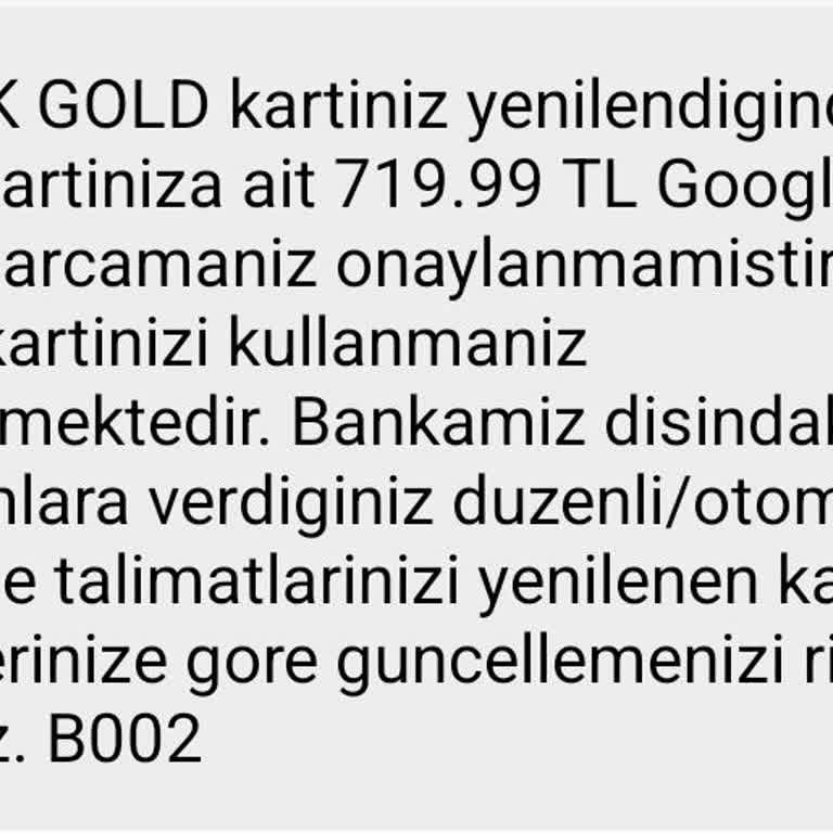 Bilgim Dışında Yapılan Kredi Kartı Kesintisi Ve Güvenlik Endişesi