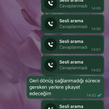 Siparişim Teslim Edilmedi, Para İadesi Yapılmıyor Ve Müşteri Hizmeti Yanıt Vermiyor