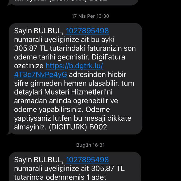 Digiturk Ve Vodafone İş Birliğiyle Yanıltıcı Bilgilendirme Mağduriyeti