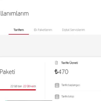 Vodafone Kullanmadığım İnternetin İadesi!