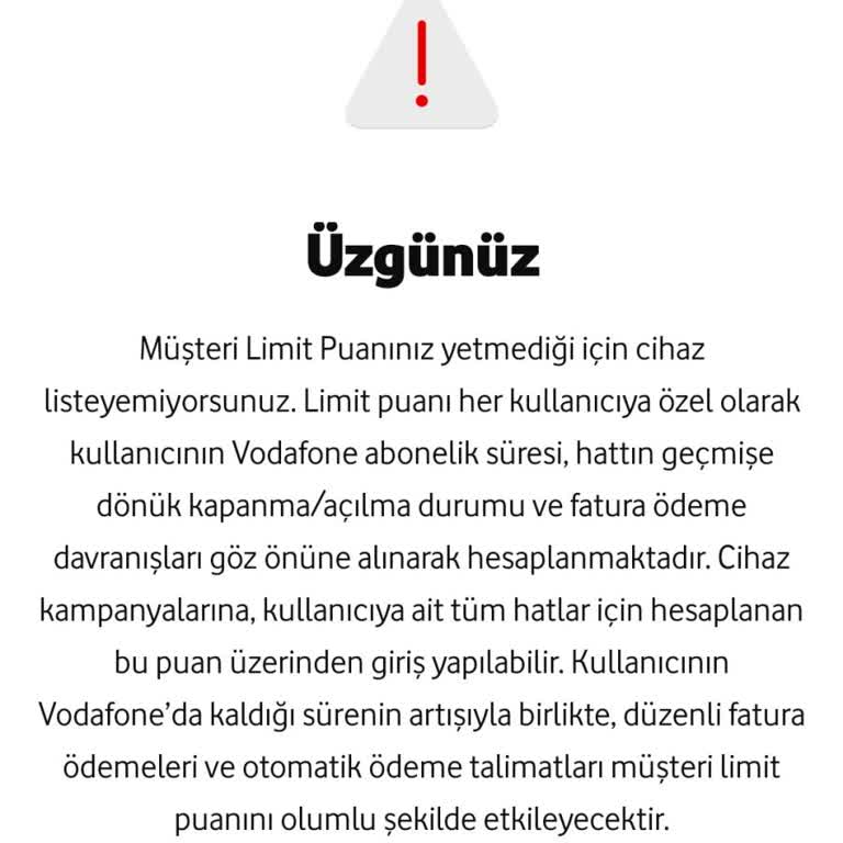 Düzenli Fatura Ödememe Rağmen Limit Puanım Açılmıyor