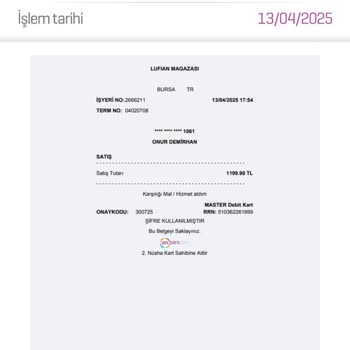 Lufian Mağazasında Çift Çekim Sonrası İade Yapılmadı