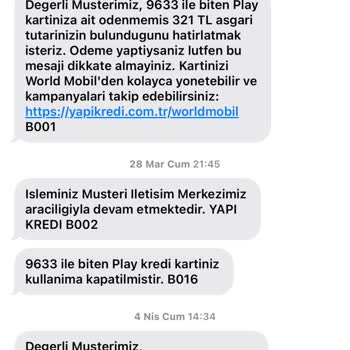 Kredi Kartı Kapatıldıktan Sonra Çıkan Ek Borç Ve Yanıltıcı Bilgilendirme