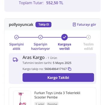 Sipariş Edilen Renk Yerine Yanlış Scooter Gönderildi
