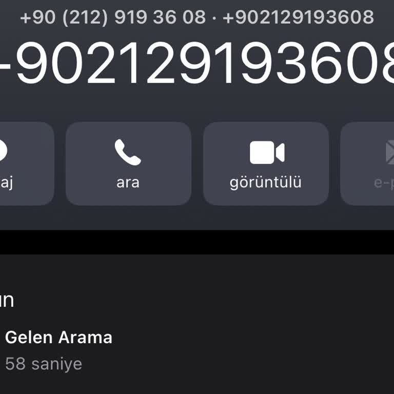 Bilinmeyen Numaradan Şüpheli Anket Ve Kişisel Bilgi Kullanımı Endişesi