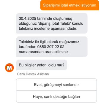 Siparişim Zamanında Teslim Edilmedi, İptal Ve İade Sürecinde Mağdur Oldum