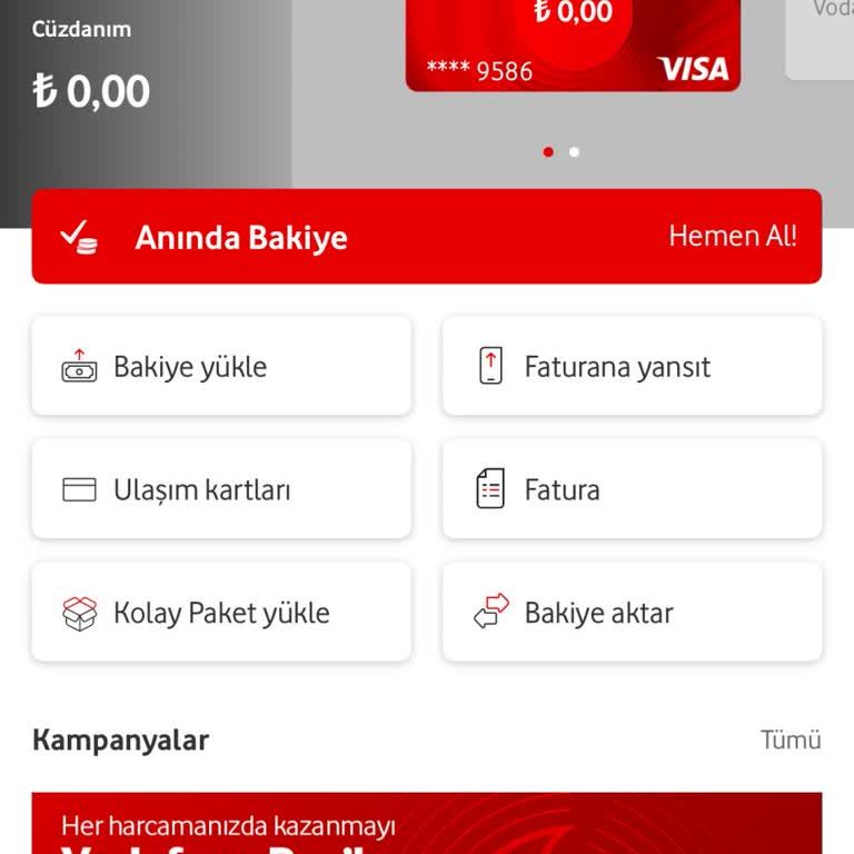 Vodafone Kampanya Vaadi Olan 300 TL Hediye Bakiyesi Yüklenmedi