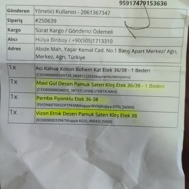 İade Edilmeyen Bol Gelen Ürün Ve Kafa Karıştıran İade Süreci