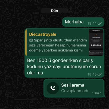 Sipariş Sonrası Engellenmek Ve Yanıltıcı Bilgiler